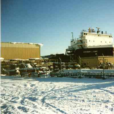 Stewart J. Cort in the graving dock at Bay Shipbuilding 1994