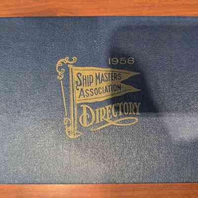 Ship Masters Assocation 1958 Directory