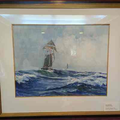 Blackhawk Framed Painting