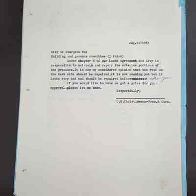 DCMM correspondence collection relating to Florida street location lease 1977-1983