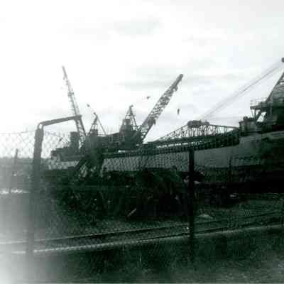 Marquis Roen at Roen Steamship Co. yard 1970