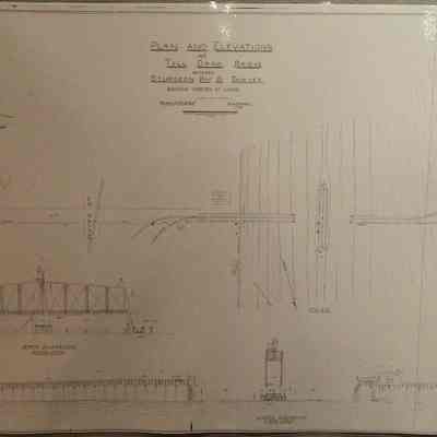 Sturgeon Bay Toll Bridge Drawing