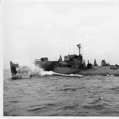 Unknown ship underway