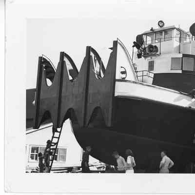 Vessel Anker L. Christy in the SBSB&DD Co. Yard