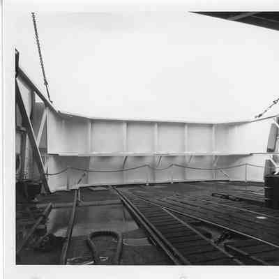 Interior of spartan with view towards stern October 15, 1952
