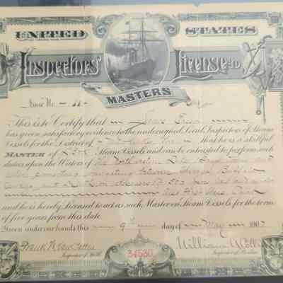 James Easson Inspector's License