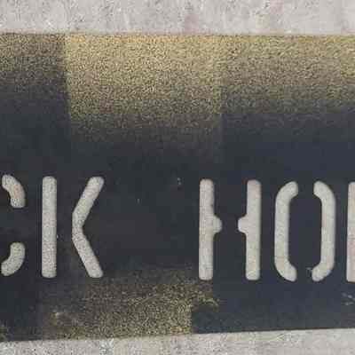 Pack Horse Stencil
