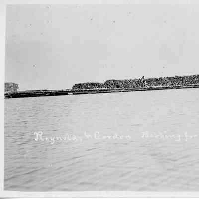 Reynolds and gordon bobbing for bass, Jackson Harbor