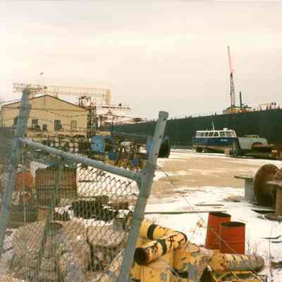 Indiana Harbor wintering at Bay Shipbuilding 1989