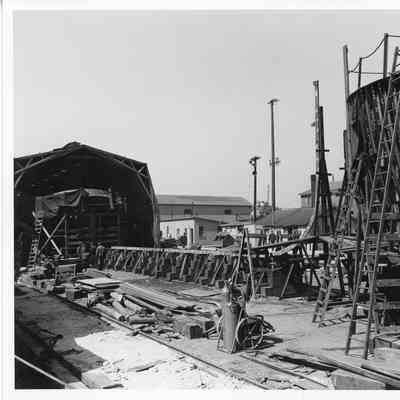 St Tug keel at Sturgeon Bay Shipbuilding and Dry Dock Company