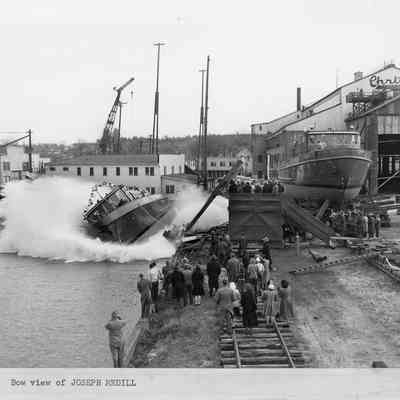 Launching of the Joseph Medill at Christy Corp