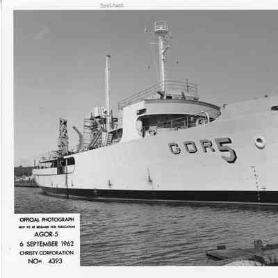 GOR-5 tied to the dock 1962