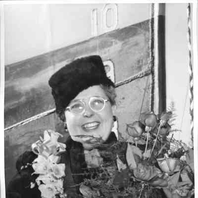 Mrs. Henry Murphy christening Laban Howes