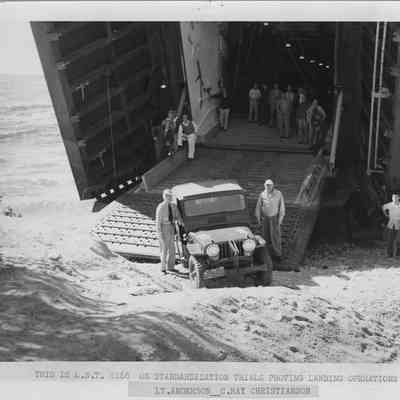 C. Ray Christianson and Lt. Anderson September 4, 1953