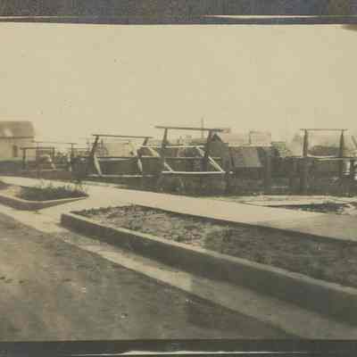 Fish nets drying in Two Rivers