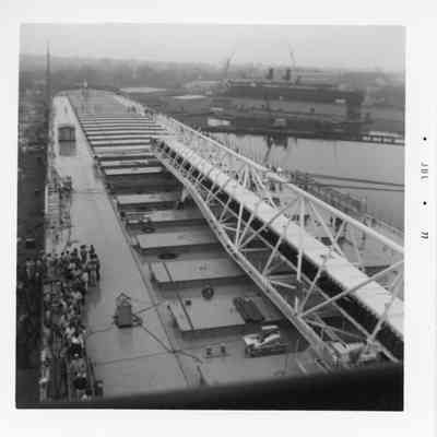 Open house on board the Belle River 1977