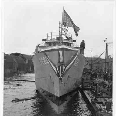 PC-821 docked post-launch 1943