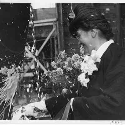 Mrs. Wallace Oram Christening US Army F-8 1943