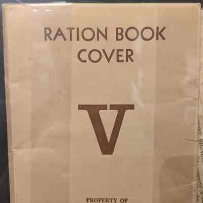 Ration Book Cover
