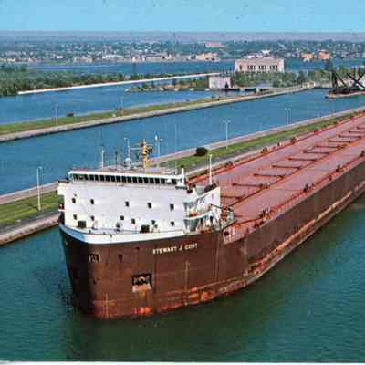 Steamer Stewart J. Cort and soo locks