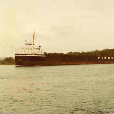 Freighter Howard F. Andrews in Saint Mary's River June 1981