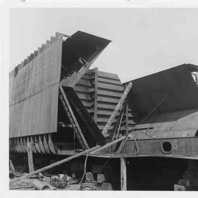 Construction of Barge G-1 at Christy Corp