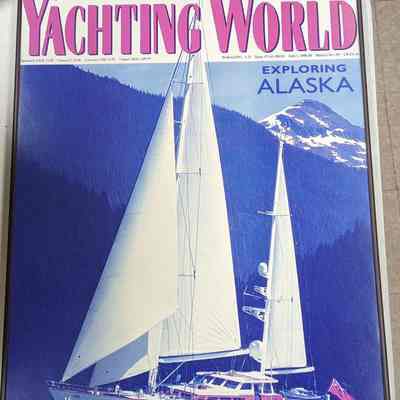 Yachting World January 1996 Issue Cover Framed Print