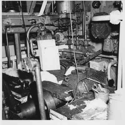 Leathem D. Smith Shipbuilding co. Hull 1495 engine room May, 15, 1944