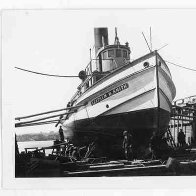 Leathem D. Smith in drydock