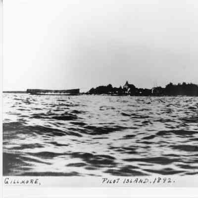 Gillmore and A.P. Nichols at Pilot Island 1892