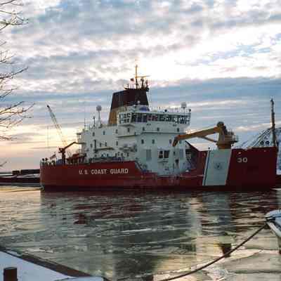 USCG Ice Breaker Mackinaw docked in Manitowoc 2005