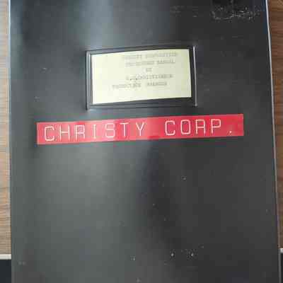 Christy Corp Procedural Manual