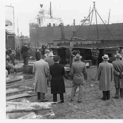 LST 291-1 under construction at Christy Corp November 29, 1951
