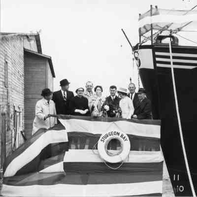Christening of the trawler Sturgeon Bay 1943