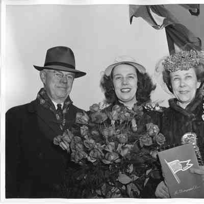 The Honorable F. Ryan Duffy and his wife with Miss Ann Duffy