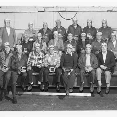 Employees of PBI holding Bulova Accutron