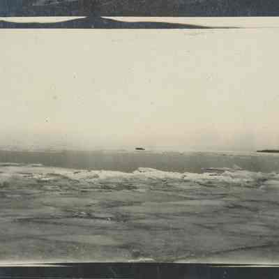 Mailboat in distance