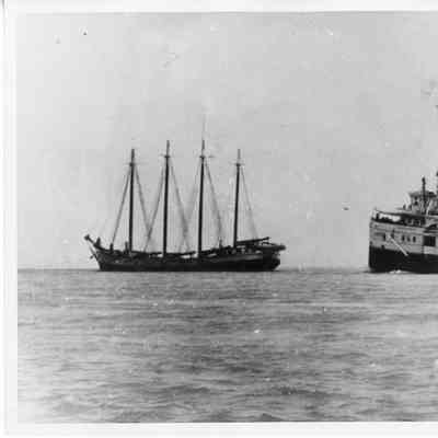 Schooner Wadena and Steamship Atlantic