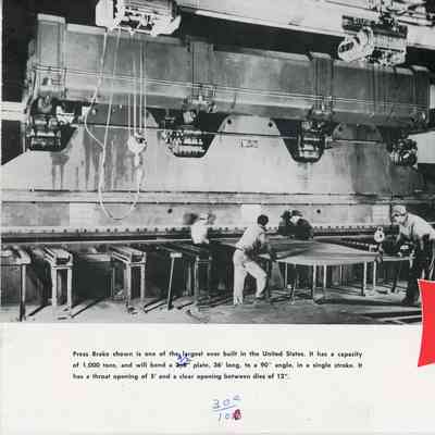 Christy Corporation sales booklet Fabrication page