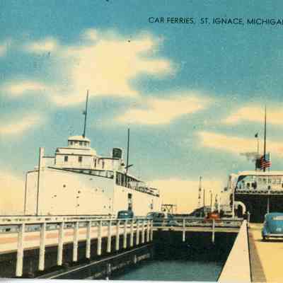 Car Ferries at St. Ignace, MI 1950-1951
