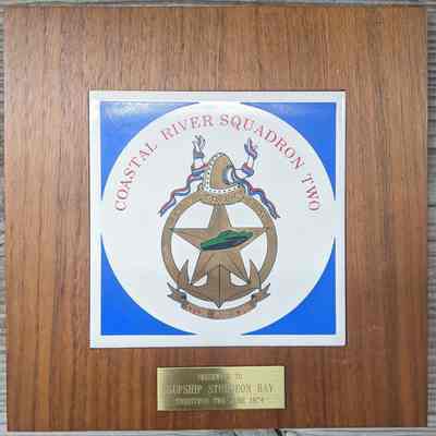 Coastal River Squadron Two Plaque
