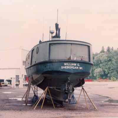 Fishing tug William G. at shipyard 2000