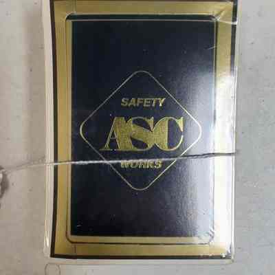 American Steamship Co. Black Playing Cards