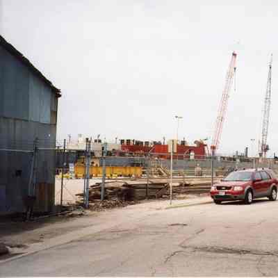 Charleston being built at Bay Shipbuilding 2007