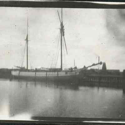 City of Grand Haven docked in Menominee 1924