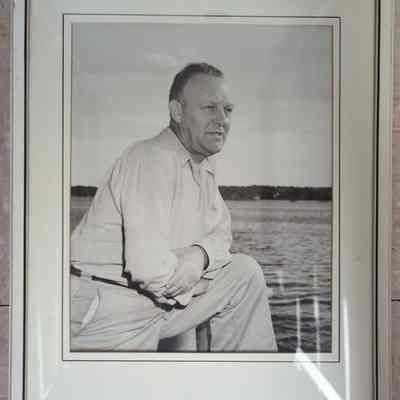 Framed photograph of William Wotter