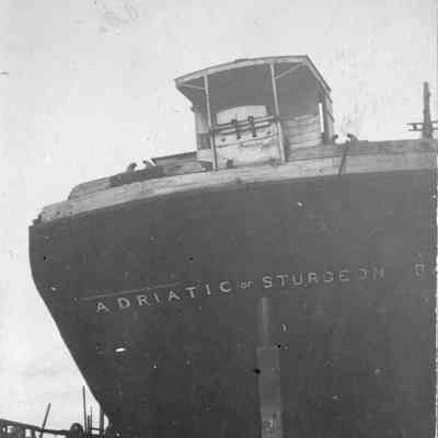 Stern of Freighter Adriatic