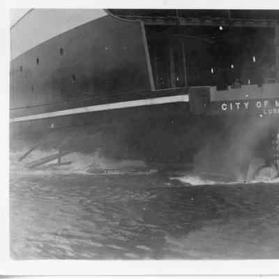 City of Midland being launched September 18, 1940