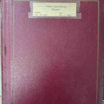 Christy corp records 1960-1965
