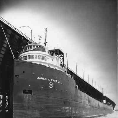 James R. Farrell docked at coal dock
